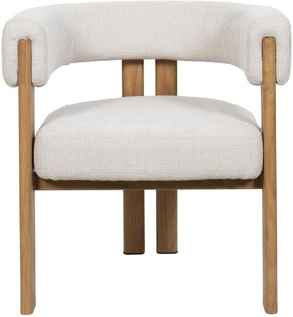 Déja Living DÉJA Living Eetkamerstoel Aragon Naturel Zithoogte 46cm Set van 2 - Foto 5