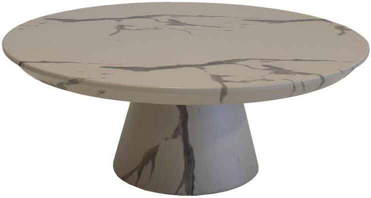 Déja Living DÉJA Living Loungetafel Flen Marmerlook Rond 90x90x35cm - Foto 2