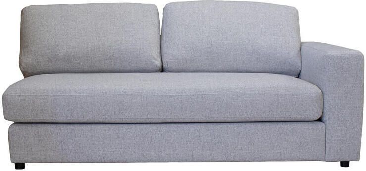 DÉJA Living U-Bank Greige Stof 400x317x89cm Maribo