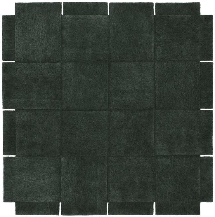 Design House Stockholm Basket vloerkleed 245x245 groen