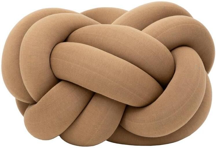 Design House Stockholm Knot kussen 60x60 Camel