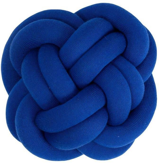 Design House Stockholm Knot kussen 30x30 klein blue