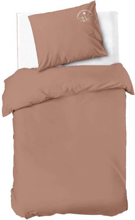 Dindi Home Dekbedovertrek Plain Beauty 140x220 Terra