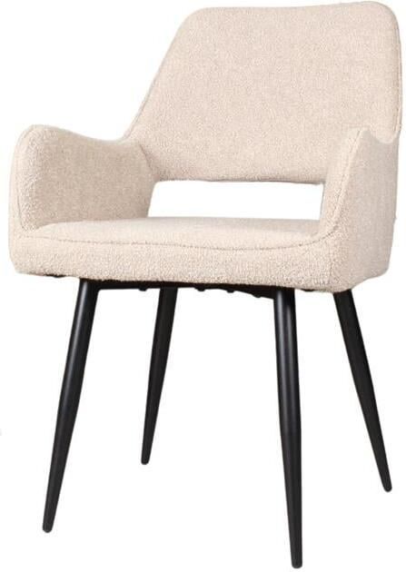 DS4U Lenon eetkamerstoel bouclé 2.0 beige - Foto 2
