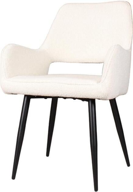 DS4U Lenon eetkamerstoel bouclé 2.0 ivoor - Foto 2