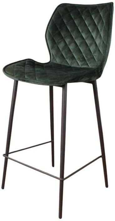 DS4U Ruby barkruk velvet 66 cm groen