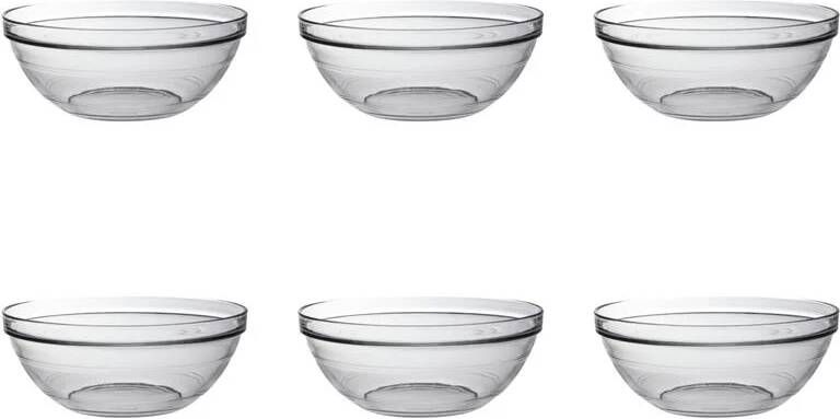 Duralex Schaal Lys 23 cm 2.4 l Transparant Hardglas 6 stuks