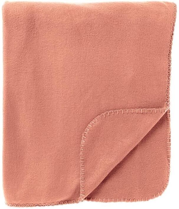 Textino DEX Plaid 130x160 cm fleece deken zacht en dun Muted Clay