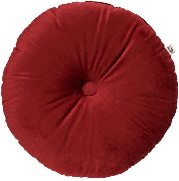 Dutch Decor sierkussen OLLY Ø40 cm Merlot