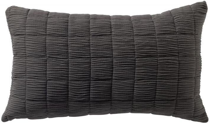 Dutch Decor sierkussen REZA 30x50 cm Charcoal Gray