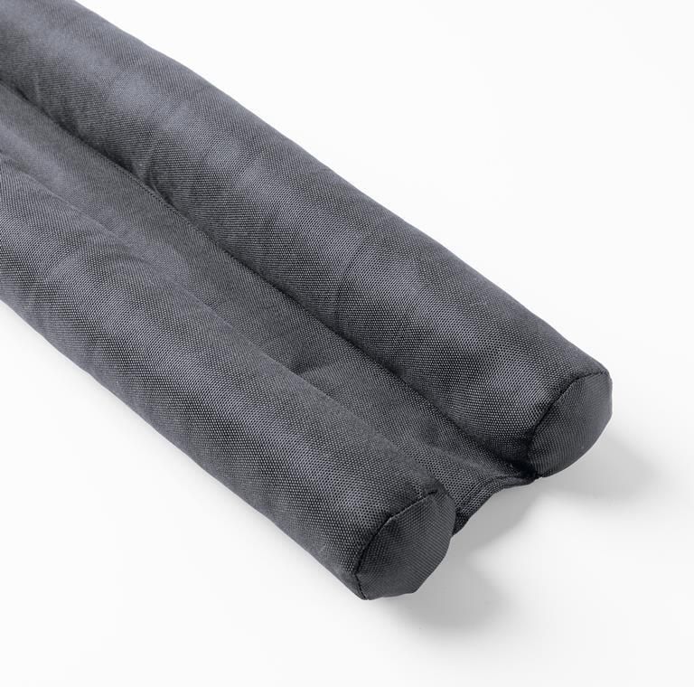 Dutch Decor tochtstopper 80x16x5cm TITO dubbele tochtrol antraciet