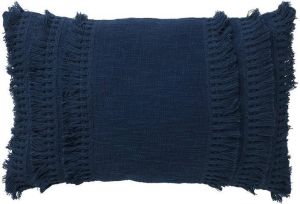 Dutch Decor FARA Sierkussen katoen 40x60 cm Insignia Blue blau