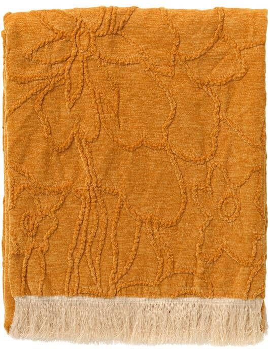 Dutch Decor FLORINE Plaid 140x180 cm met ingeweven patroon eff