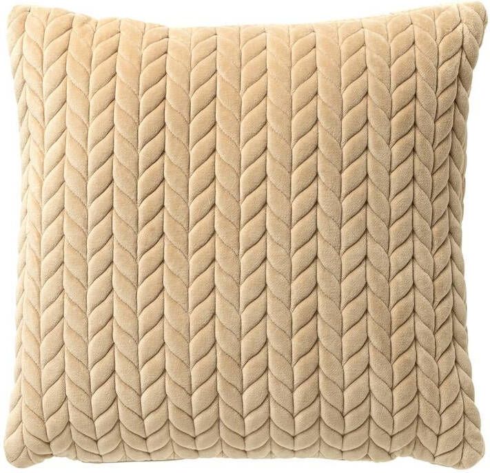 Dutch Decor MELINA Kussenhoes 45x45 cm luxe visgraatmotief eff