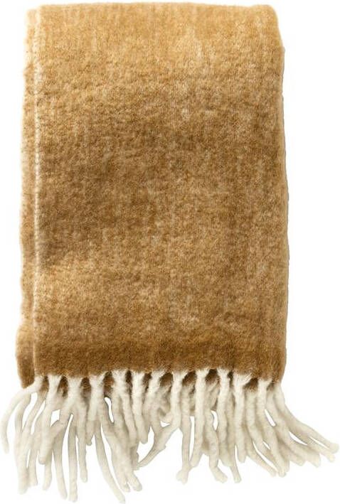 Dutch Decor Plaid 130x170 cm LIBBE Deken met wol bruin