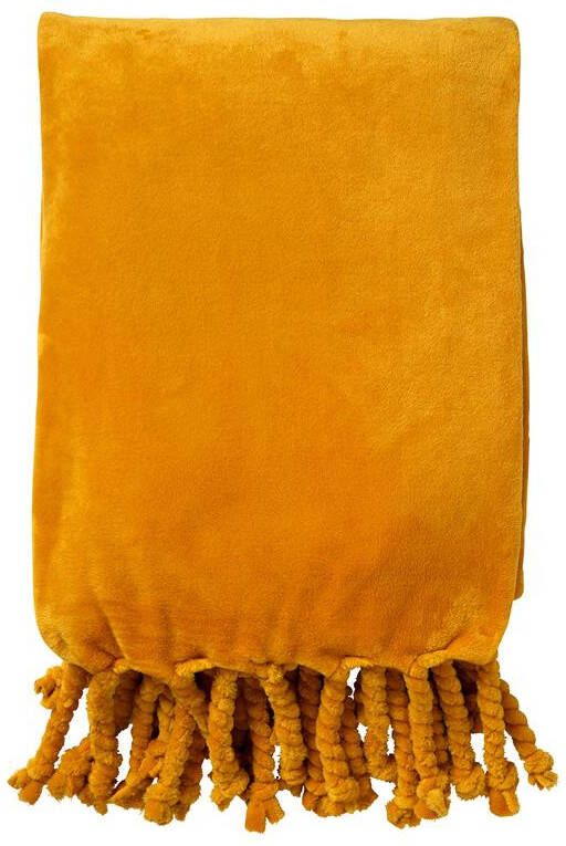 Dutch Decor plaid FLORIJN 150x200 cm Golden Glow