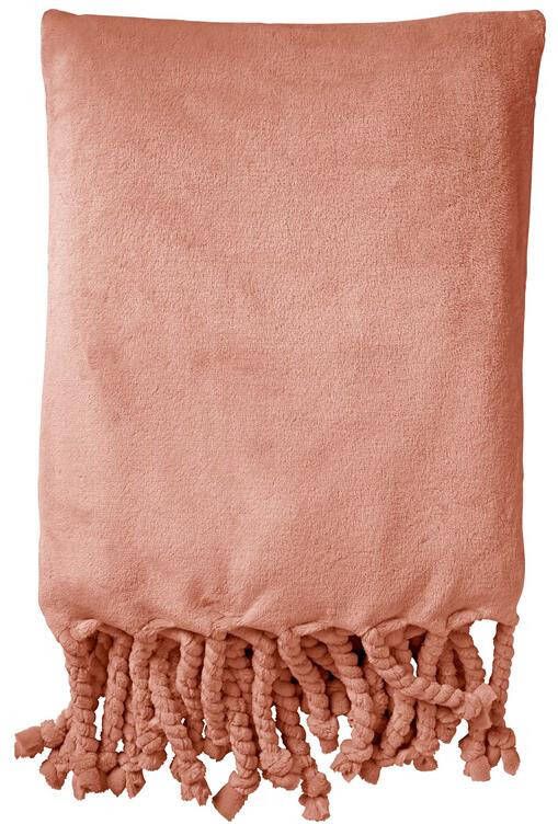 Dutch Decor Plaid 150 x 200 cm FLORIJN Muted Clay -roze - Foto 1