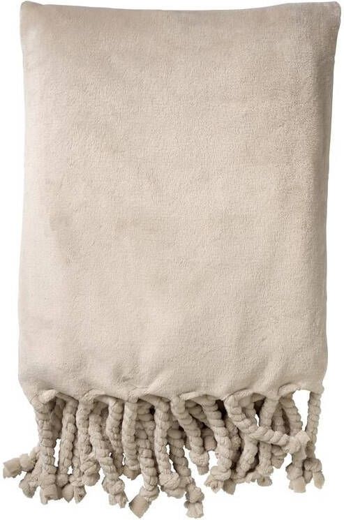 Dutch Decor plaid FLORIJN 150x200 cm Pumice Stone