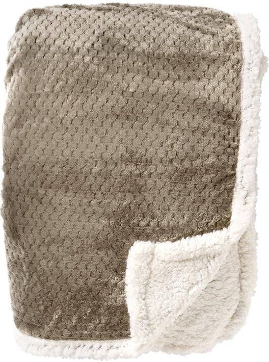 Dutch Decor CODY Plaid 150 x200 cm fleece deken met sherpa voeri