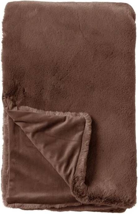 Dutch Decor Plaid Zinzi 140x180 cm Chocolate Martini