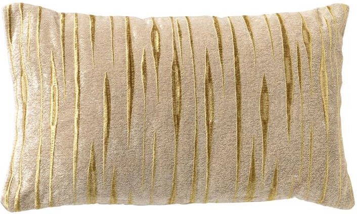 Dutch Decor Sierkussen 30x50 cm CONNOR subtiel goud accent beige