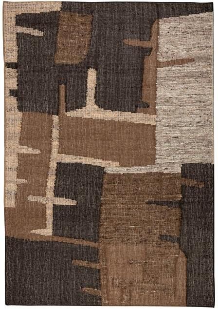 Dutchbone Briton Vloerkleed 160x230 cm Bruin - Foto 2