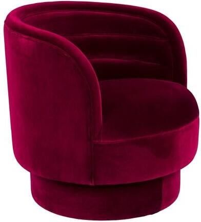 Dutchbone Dorothy Fauteuil Velvet Rood - Foto 2