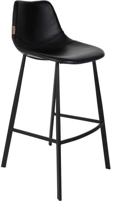 Dutchbone Franky Barkruk 80 cm Zwart Set van 2 - Foto 5