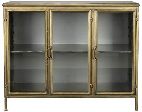 Dutchbone Dressoir Gertlush Antique Brass 100cm Goud - Foto 2