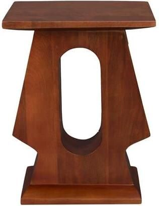 Dutchbone Pilaster Bijzettafel Rechthoek Mangohout Bruin - Foto 2