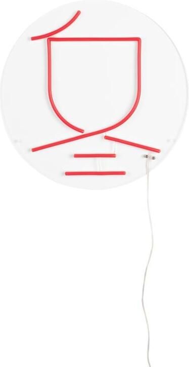 Dutchbone Wandlamp Sya Winter Neon Rood - Foto 2