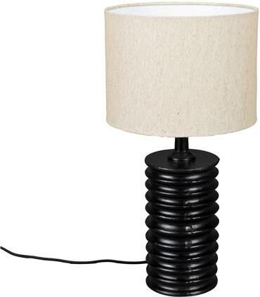 Dutchbone Tafellamp Yalu Linnen 54cm Beige
