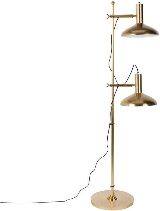 Dutchbone Vloerlamp Karish 2-lamps 160cm Goud - Foto 2