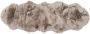 Dutchskins Designer schapenvacht vloerkleed 180 x 80 cm patchwork Grijs; Taupe Hoogpolig vloerkleed natuurlijke vorm - Thumbnail 1