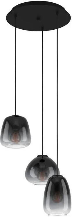 EGLO  Aguilares Hanglamp - E27 - Ø 43 cm - Zwart - Foto 3