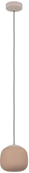 EGLO Hanglamp COMINIO Hanglamp gesatineerd glas metaal in taupe E27 fitting Ø 18 5 cm (1 stuk) - Foto 7