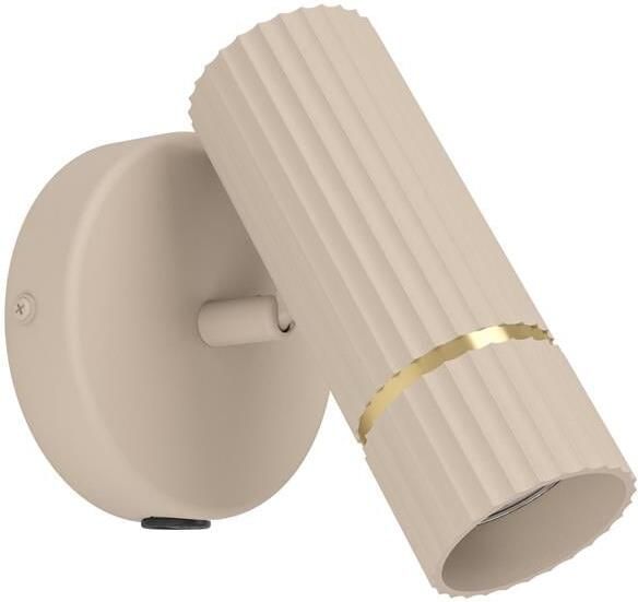 EGLO Caminia Wandlamp GU10 15 5 cm Zandkleur|Beige|Goud