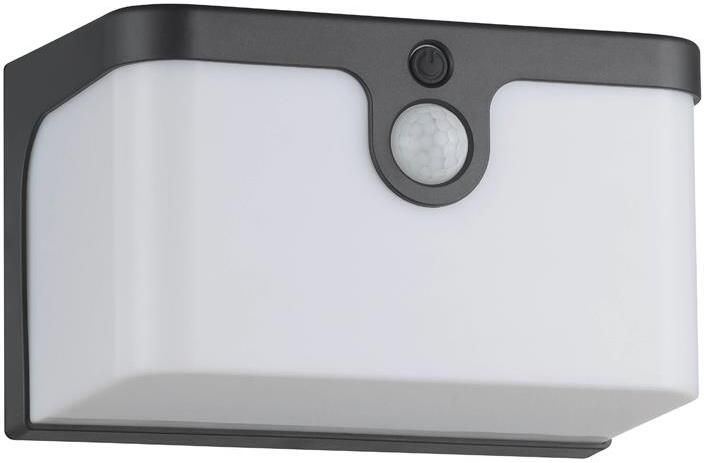 EGLO Croara Solar Wandlamp LED 15 cm Antraciet|Wit