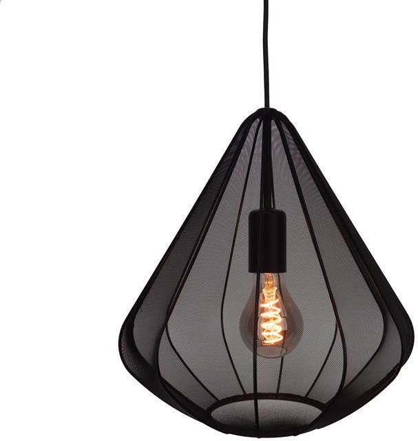 EGLO Dolwen Hanglamp E27 Ø 33 5 cm Zwart Textiel
