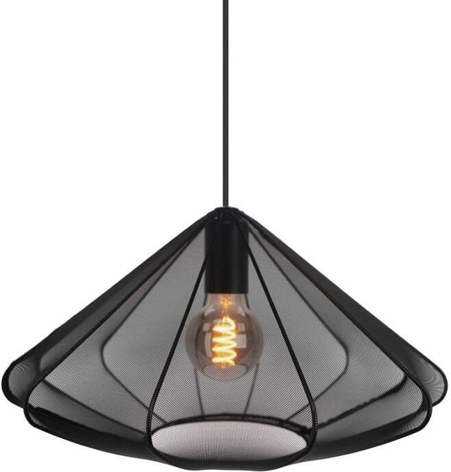 EGLO Dolwen Hanglamp E27 Ø 42 5 cm Zwart Textiel