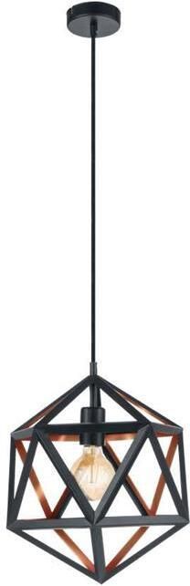 EGLO  Embleton 1 - Hanglamp - E27 - Ø 30 5 cm - Zwart Koper - Foto 3