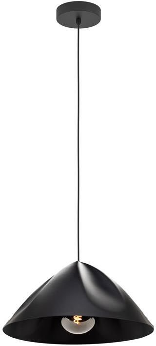 EGLO Hanglamp PODERE Hanglamp metaal in zwart hanglamp met E27 fitting Ø 42 5 cm (1 stuk)