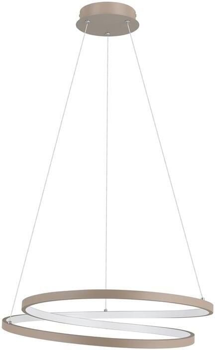 EGLO Ruotale Hanglamp LED Ø 55 cm Zandkleur|Beige|Wit