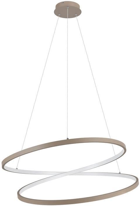 EGLO Ruotale Hanglamp LED Ø 70 cm Zandkleur|Beige|Wit