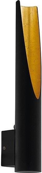 EGLO San Cono Wandlamp 1 lichts zwart | goud