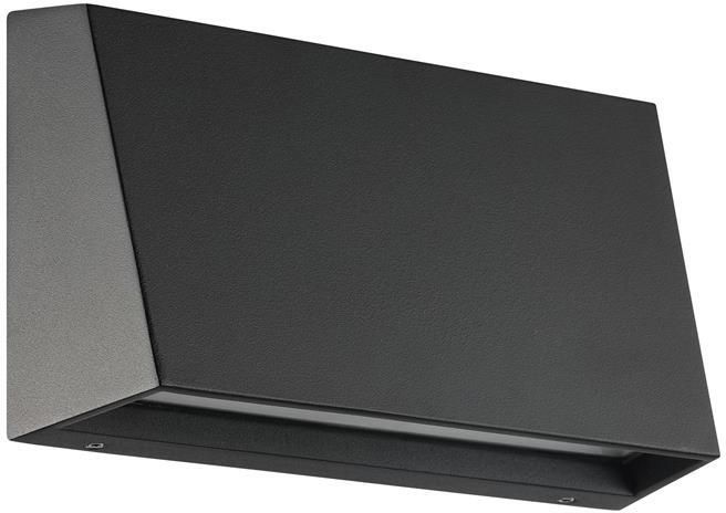 EGLO Spongano Wandlamp buitenverlichting LED Zwart