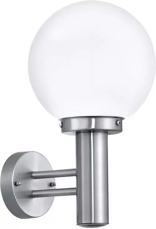 EGLO Nisia Buitenverlichting Wandlamp 1 Lichts RVS Wit - Foto 5