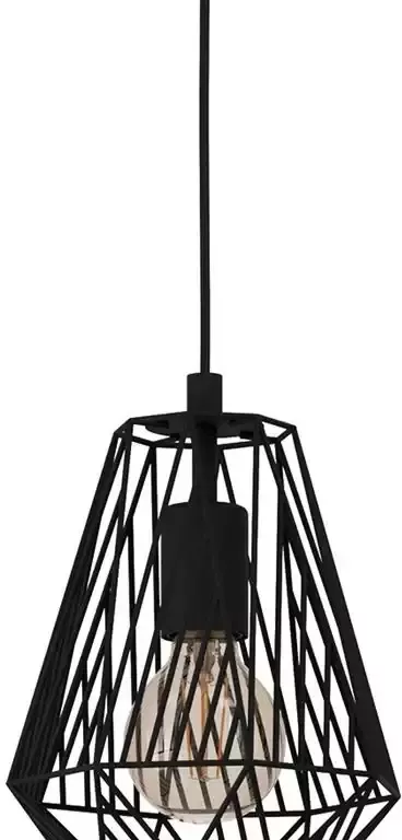 EGLO  Stype Hanglamp - E27 - 96 cm - Zwart - Foto 3