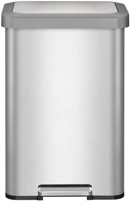 EKO Pedaalemmer Cozy 45 L matzilverkleurig