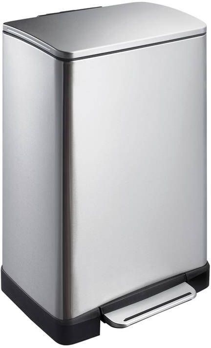EKO Vuilnisbak Matzilver 40.3 x 34.5 x 65 cm